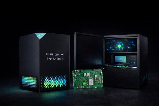 Appliance Fusion AI In-a-Box avec sa carte de calcul